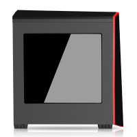 先马（SAMA）阴阳师侧透版黑 游戏电脑机箱 /支持ATX主板、背线、高塔CPU散热器、长显卡/台式机箱