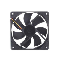 九州风神 (DEEPCOOL) 12CM机箱风扇 电脑电源风扇静音 12厘米散热风扇LED12V 黑色无光