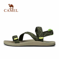 CAMEL骆驼户外 春夏情侣男女款织带缓震沙滩凉鞋