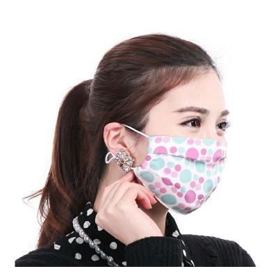 呼吸卫士 对折波点口罩 真丝口罩PM2.5防护口罩透气防尘雾霾 成人[渤海源特约经销]
