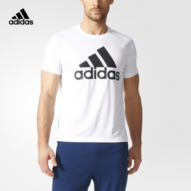 adidas阿迪达斯 新款男子短袖T恤BQ0357图片