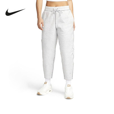 Nike耐克卫裤针织长裤女装秋冬新款运动直筒宽松长裤DQ6682-084