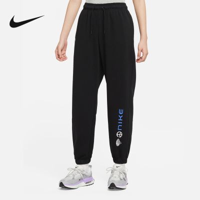 Nike耐克卫裤针织长裤女2022冬季新款生活运动休闲长裤FB1822-010