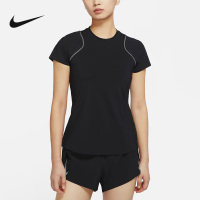 NIKE耐克女子短袖DRI-FIT速干排汗针织衫运动跑步T恤DQ5949-010