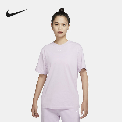 Nike耐克短袖女装2022秋季新款圆领运动休闲跑步T恤衫DN5698-530