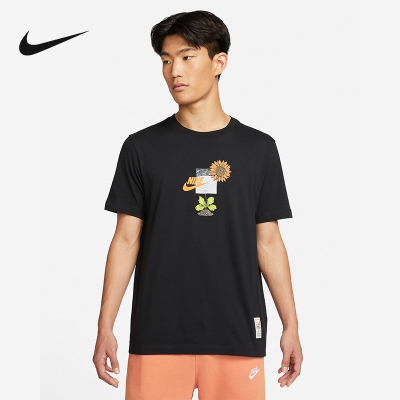 Nike耐克短袖男装2022夏季新款运动服休闲透气圆领T恤DQ1034-010