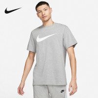 Nike耐克夏季新款短袖男子灰色棉质运动休闲圆领T恤DC5095-063