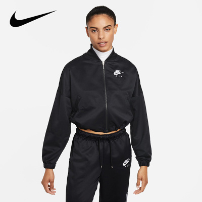 Nike耐克女装秋季运动服AIR休闲印花立领外套DD5422-010