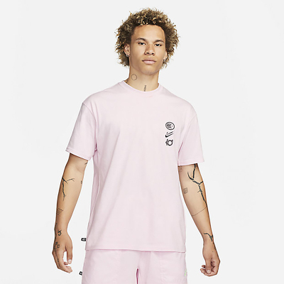 Nike耐克杜兰特男子篮球T恤夏新款宽松纯棉短袖针织衫FD0061-663