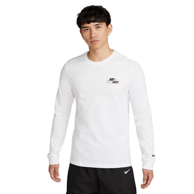 Nike耐克2023年新款男子透气印花休闲圆领卫衣长袖T恤 DZ2696-100
