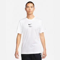 Nike耐克短袖男针织衫夏新款透气运动休闲圆领白色T恤DZ2882-100