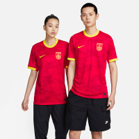 Nike 2023女子世界杯系列 速干透气短袖足球服球迷版2023赛季中国队主场 男款 红色 DR3974-687