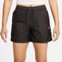 Nike 跑步训练运动纯色梭织休闲透气速干短裤 女款 黑色 DM6761-010