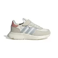 儿童 adidas originals Retropy F2 舒适运动 防滑耐磨 低帮 儿童跑步鞋 白色 IG0753