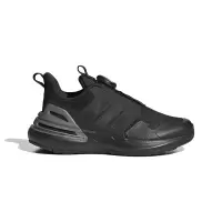 adidas Rapidasport BOA 舒适减震 防滑耐磨 跑步鞋 儿童 黑色 IE6835
