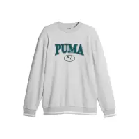 PUMA 字母印花运动休闲套头卫衣 男款 灰色 678422-04