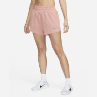 Nike Dri-FIT 纯色速干高腰口袋衬里跑步运动短裤 女款 星尘红 FB7629-618