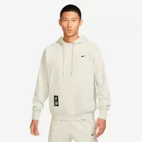 Nike 字母印花跑步健身训练休闲套头运动卫衣 男款 白色 FV4027-072