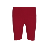 Nike Zenvy 放空系列 纯色Logo标识健身运动短裤 女款 贵族红 DQ6004-620