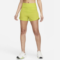 Nike Dri-FIT Bliss 纯色品牌Logo速干高腰衬里短裤 女款 仙人掌绿 DX6019-308