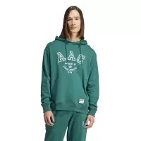 adidas originals三叶草 Aac Hoodie 字母Logo印花运动连帽卫衣 男款 森林绿 IM4576