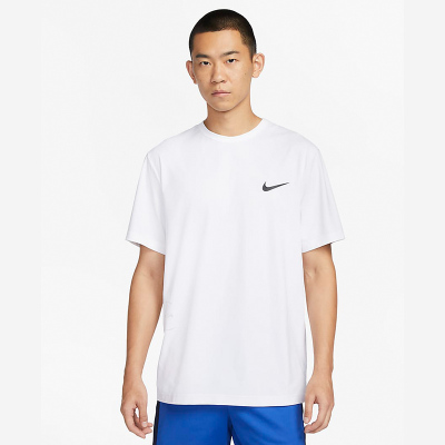 Nike Logo字母印花合身圆领短袖T恤 男款 白色 FN7290-100