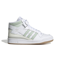 adidas originals Forum Mid 舒适耐磨板鞋 女款 白绿 GX4578