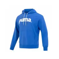 PUMA 字母Logo印花宽松连帽卫衣 男款 蓝色 620631-92