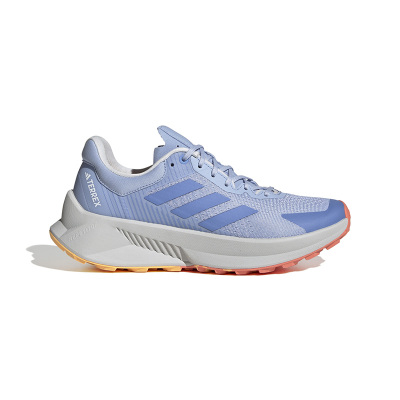 adidas Terrex Soulstride 减震防滑耐磨 低帮 跑步鞋 女款 蓝灰橙 HP5571