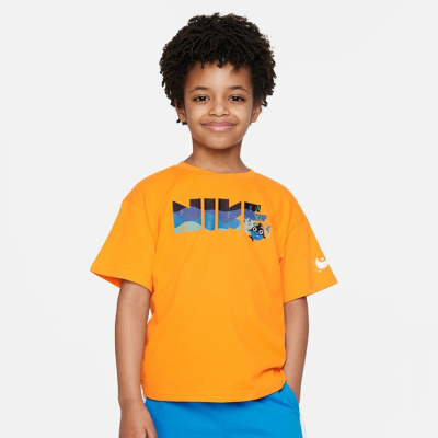 NIKE耐克 儿童休闲短袖圆领T恤 FQ0635-836