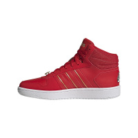 adidas neo Hoops 2.0 Mid 红 吾皇万睡联名 运动休闲鞋 男女同款 G57630