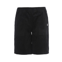 PUMA 纯色印花Logo运动休闲短裤 男款 黑色 537354-01