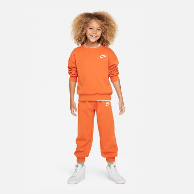 Nike耐克2023年秋冬季新款男女小童卫衣长裤休闲运动套装FZ1688-887