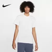 耐克Nike 男女休闲透气跑步运动宽松圆领短袖T恤 CZ6367-100