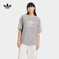 阿迪达斯 (adidas)2024秋女时尚舒适透气休闲运动短袖T恤 IW3412