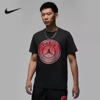 耐克(NIKE)2024男M J PSG SS LOGO TEE舒适户外日常休闲运动T恤