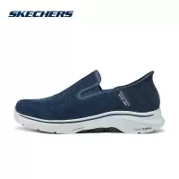 斯凯奇(Skechers)舒适休闲一脚蹬时尚百搭复古鞋216671-NVY