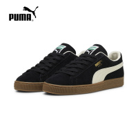 彪马(Puma)24秋季新款低帮透气学生黑武士翻毛皮休闲鞋滑板鞋396451-10