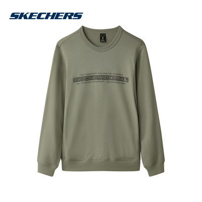 SKECHERS|(待检)2024冬男针织套头卫衣 L424M002-04AU