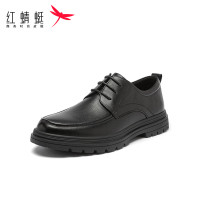 红蜻蜓男鞋2023新款春秋真皮商务正装休闲皮鞋英伦耐磨工作通勤鞋