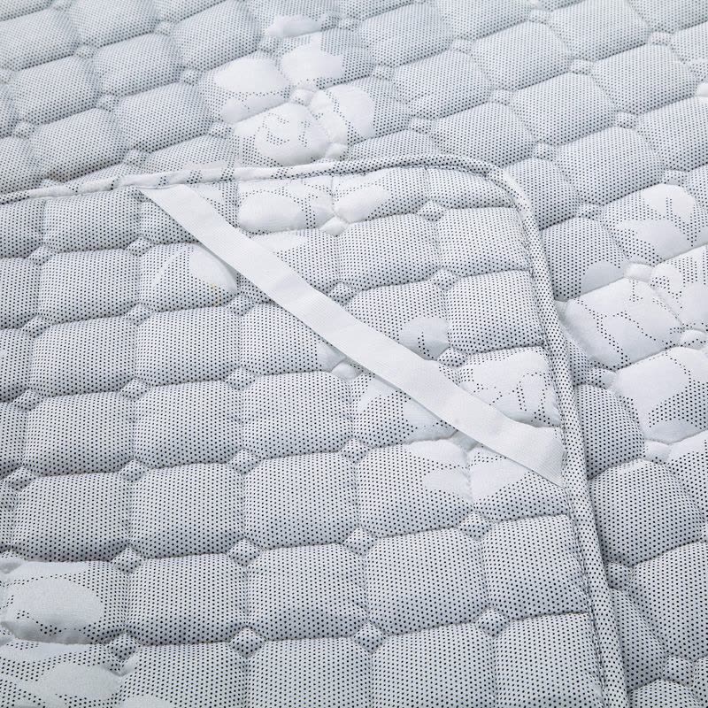 唛乐斯MALLAS 床褥床垫 床护垫 印花磨毛加厚床护垫图片
