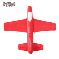 倍贝乐儿童玩具飞机手指投掷飞机EVA泡沫软体滑翔飞机 户外运动玩具[绿色]
