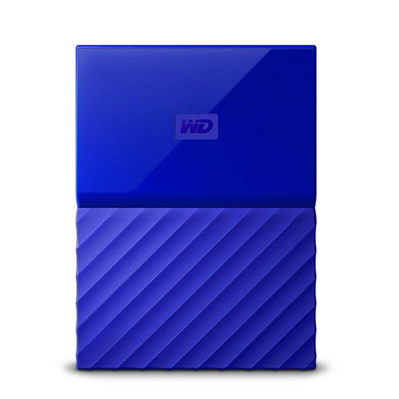 西部数据（WD）New My Passport 2TB 2.5英寸 蓝色 移动硬盘 WDBYFT0020BBL-CESN
