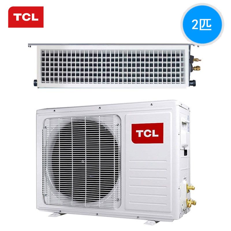 TCL 2匹冷暖家庭用中央空调一拖一薄款暗藏式风管机KFRD-52F5W/Y-E2图片