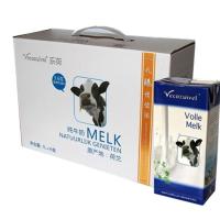 荷兰原装进口 欧盟有机认证 Vecozuivel 乐荷 全脂纯牛奶 1LX6盒礼盒装