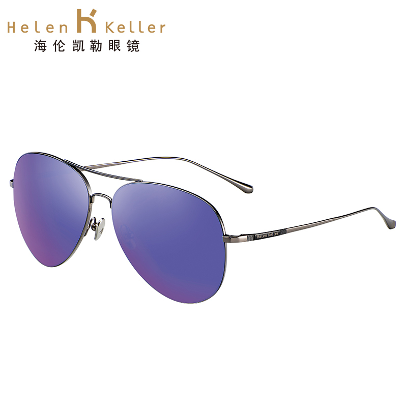 海伦凯勒太阳镜男款 简洁时尚尊贵高雅的绅士风范墨镜H8555