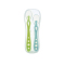 禾果婴儿辅食勺软头勺宝宝米糊喂养勺儿童硅胶勺 餐具便携 H41-044蓝绿色两只装