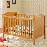 婴木 多功能实木环保油漆婴儿床可变童床 实木婴儿床