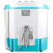 先科(SAST)XPB30-1288S 小型双桶双缸迷你洗衣机带脱水机强甩干 半自动婴儿童洗衣机两用