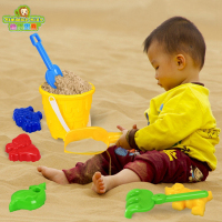 仙邦宝贝Simbable kidz 户外大号9件套沙滩塑胶玩具 戏水玩沙洗澡3-6岁玩具 4086 沙滩套装
